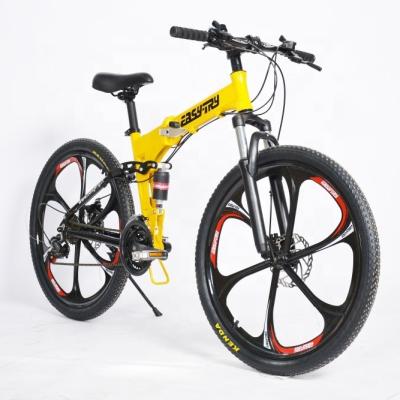 China HIGH QUALITY Manufacturers 26 Inch 21 Steel Gear Mountain Bike Folding Bicycle for sale