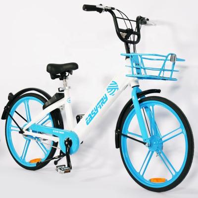 China 2020 newest aluminum alloy 250W 36V Customized pedal assistant 24/26 inch sharing electric bicycle city bike share e bike rental for sale