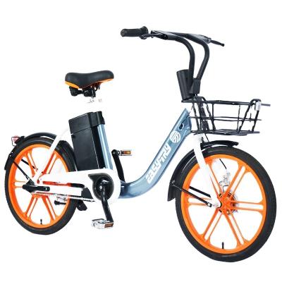 China 20 Inch Aluminum Alloy Pedal Assist Magnesium Popular Kit Electric Bike Battery Included Share Electric Bike for sale