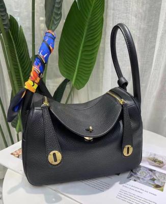 China Fashion real leather and pu handbag with polyester criss-cross cover fashion dress genuine leather bag for sale