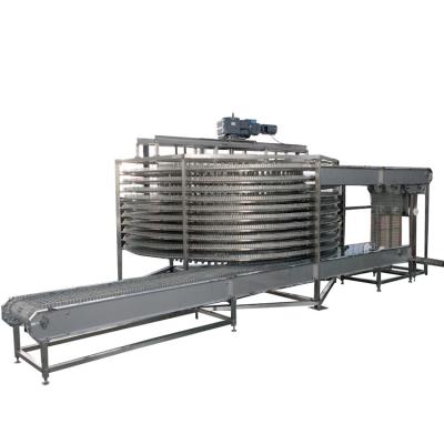 Китай Stainless Steel Toast Bread Line Used Spiral Cooling Conveyor Price/Food Cooler продается