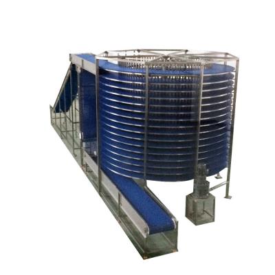 China Heat Resistant Spiral Cooling Conveyor Customized Stainless Steel spiral coolers for sale