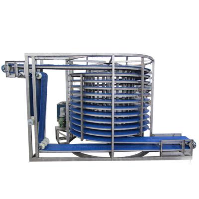 中国 Sure 380V/440V/460V Spiral Cooling Conveyor Video technical Spiral IQF Freezer 販売のため