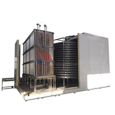 China Industrial Spiral Blast Freezer Seafood Spiral Quick Freezer with Single Drum for sale