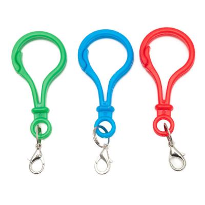 China Cheap Eco-friendly Plastic Bulb Buckle Key Chain Buckle Environmental Protection Plastic Key Chain for sale