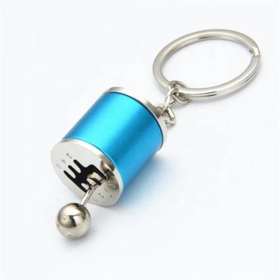 China eco-friendly 3d metal manual transmission auto car parts gear shift key chain for sale