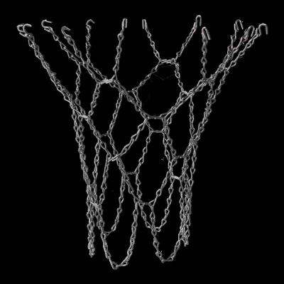 China Custom Steel Basketball Chain Wholesale Metal Chain Bulk Net for sale