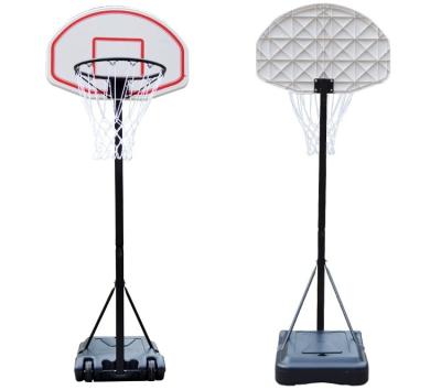 China Blow molding PE simple and easy to install outdoor and indoor sports mobile basketball hoop stand suitable for kids and children for sale