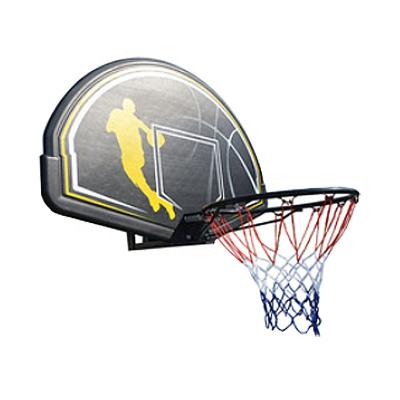 China Wall Mounted Fixed Blow Mold PE Basketball Board Hoop With Rim For Sale for sale