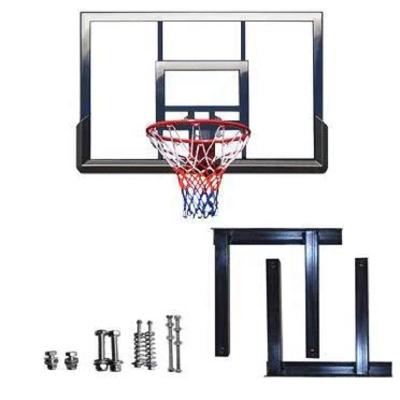 China Adjustable Wall Mounted Basketball Backboard Bracket Support Shatter Proof PC Basketball Backboard for sale