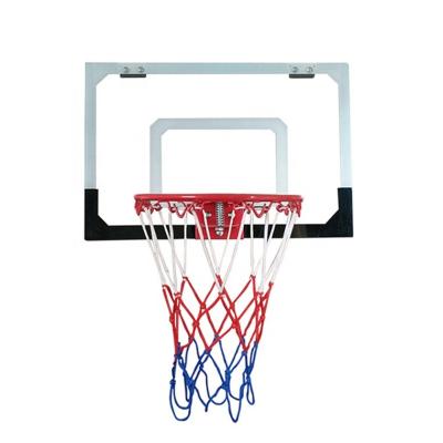 China Shatter Proof PC Mini Door Mounted Basketball Hoop Backboard With Rim For Kids for sale