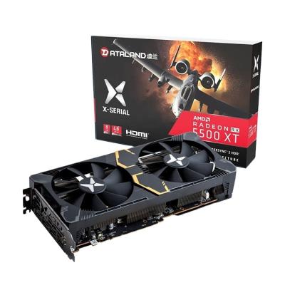 China Hot Desktop RX5500XT 8G Graphics Card New RX5500XT DCI GPU For Desktop Gaming A11 1500M L7 9500M X4 520M T17E 50T for sale