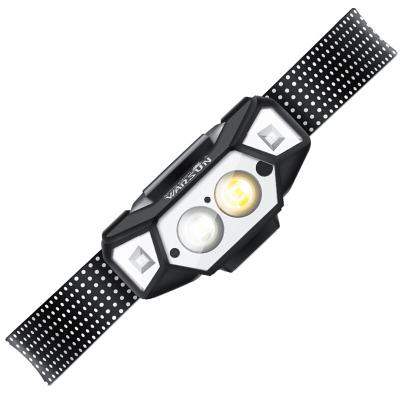 China Water Render WARSUN 3W 4 LED Resistant 240 Lumens Sensor Headlight Head Light Waterproof Portable Ripple LED Rechargeable Headlight for sale