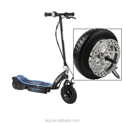 China Waterproof 8 Inch 24v DC Motor Brushless Speed ​​Electric Scooter Hub Motor With Tire for sale