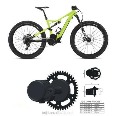 China 75-86% 36v 350w 8fun electric bike complete kit 36v bafang mid motor integrated bike with battery for sale