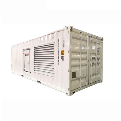 China S12R-PTA-C Diesel Engine 12v Container Generator Silent Type 1MW 1250kva Diesel Genset for sale