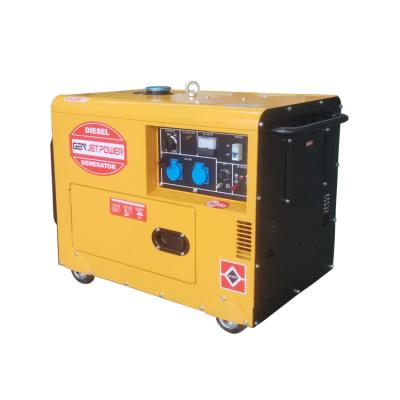 China Mini Electricity Production 7.5 KVA 6kw 16 Liter Three Phase Generator Silent Diesel Price for sale