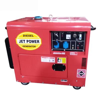 China 6kw 6kva 16 liter single phase portable silent diesel generator price for sale