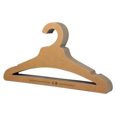 China DISPLAY wholesale china recycled paper cardboard scarf hanger with logo printed clothing paper hanger for sale