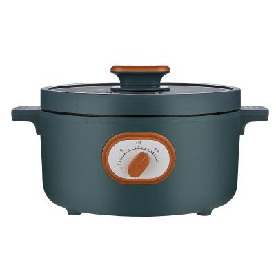 China Large Capacity Electric Hot Pot Outdoor Electric Cooking Pot Home Cooking A Dormitory Frying Multifunctional Non-stick Electric Pot for sale