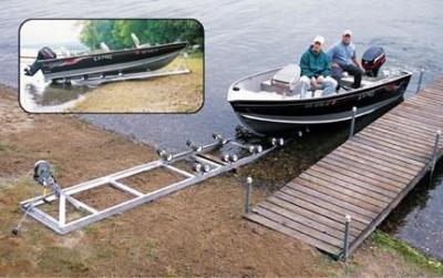 China Aluminum Speed boat yacht trailer for sale