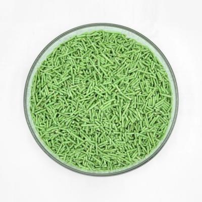 China Sustainable Fast Clumping Green Tea Cat Litter Dust Free Superior Absorbency for sale