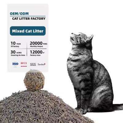 China Bentonite & Tofu Cat Litter Healthy Coffee Mixed Cat Litter Deodorization for sale