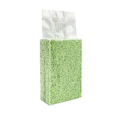 China Non Toxic Green Tea Cat Litter Customized Bulk High Absorbency Safe for Cats for sale