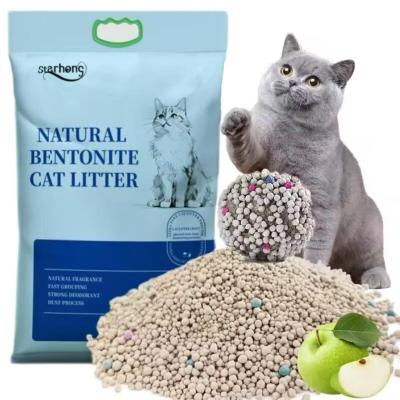 China BSCI Bentonite Clay Cat Litter 0,8 mm-3,8 mm Esférica Bentonite Cat Litter à venda