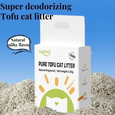 China Soybean Cat Tofu Litter ODM Tofu Cat Litter Sand Environment Friendly for sale