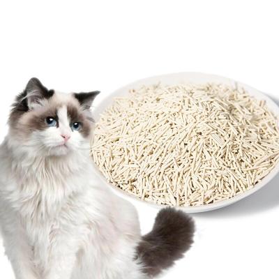 China Deodorizing Biodegradable Cat Litter Flushable Most Natural Cat Litter for sale