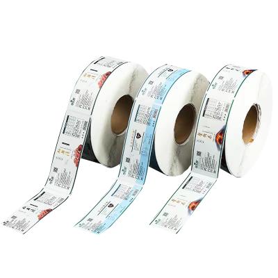 China Waterproof Custom Paper Barcode Label Roll Color Printing Self Adhesive Sticker for sale