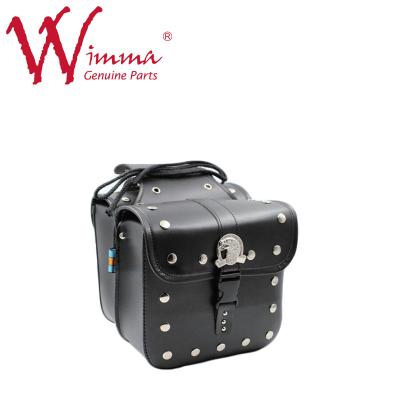 China Bolsa de montura de cuero de motocicleta lado de equipaje WABB - 007 Con precio competitivo en venta