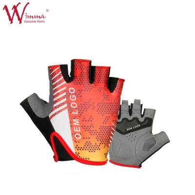 China Motorcycle Bicycle Riding Gloves Customized Polyester for sale