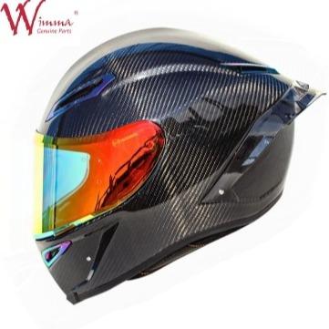 China Full Face Motorcycle Helmet Retro Carbon Fiber Excellent Ventilation Comfort And Fit for sale