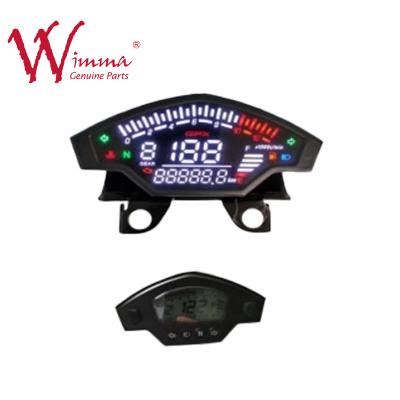 China Motorcycle Speedometer Assy Universal RZ180 Adjustable Speed Electronic Meter ABS Plastic / Iron Material for sale