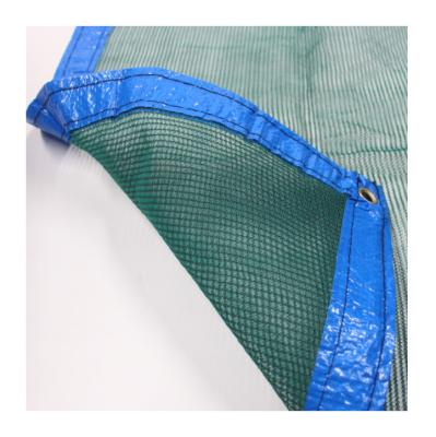 China Dark Green Fire Retardant HDPE Construction Safety Net Scaffolding Debris Netting Construction Netting for sale