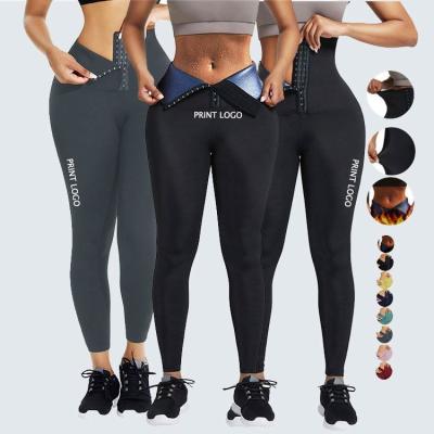 China Antibacterial Custom Logo Slimming Neoprene Butt Lifter Waist Trainer Gaiters Women for sale