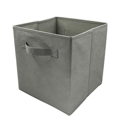 China High Quality Sustainable Foldable Clothing Cube Storage Box In Non Woven Fabric For Home Organizer for sale