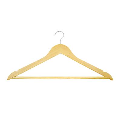 China Wholesale Eco-Friendly Wooden Suit Hangers Hangers With 360-Degree Rotatable Hook - Wooden Hangers With Shoulder Grooves for sale