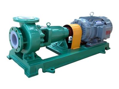 China IHF Type Fluoroplastic Alloy Chemical Pump / Chemical Resistant Centrifugal Pump for sale