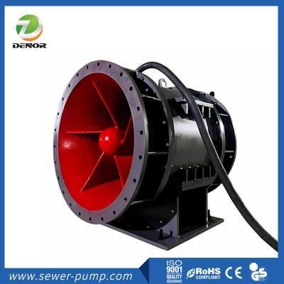 China High Efficiency Submersible Pump , Compact Axial Flow Water Pump For Flood Control for sale