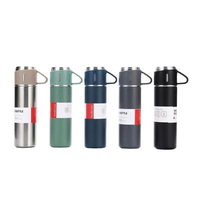 China 304 Stainless Steel Water Bottle New Office Water Bottle PORTABLE High End Business Gift Box Set Insulation Water Cups for sale