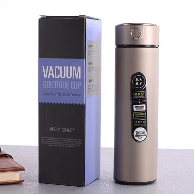 China Factory wholesale 304 stainless steel PORTABLE business gift mug vacuum insulation men and women gift promotion straight thermos bottle for sale