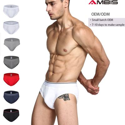 China Wholesale High Quality Antibacterial Autumn New Cotton Designated Hot Wave People's 100% OEM Style Selling Underwear Briefs Men's Briefs for sale