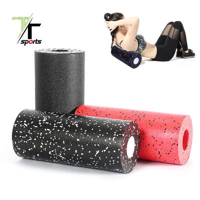 China Eco-Friendly TTSPORTS High Density PPE Foam Roller Massager Yoga Foam Roller Set 2in1 for sale