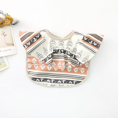 China Online Wholesale Vintage Washable Sublimation Drool Viable Colorful Floral Bibs for sale