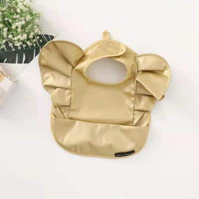 China Factory Price Sublimation Printing Infant Feeding Rainbow Washable Waterproof Baby Bibs for sale