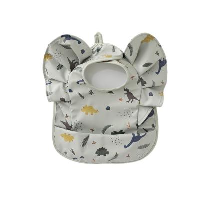 China Korean Style Professional Washable Supplier Unisex Waterproof Wing Baby Bibs Plain for sale