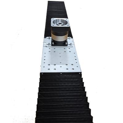 China Long Run Time NEMA 34 CNC Control System Rack And Pinion Linear Motion Guide Slide Module Dustless Sliding Table for sale